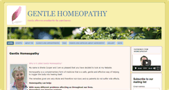 Desktop Screenshot of gentlehomeopathy.com
